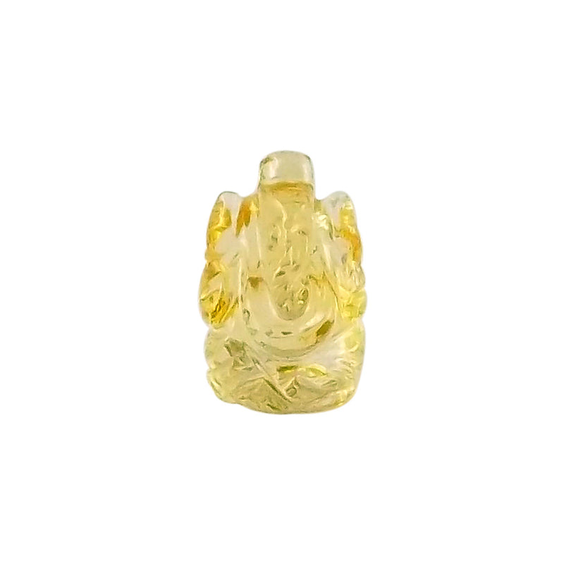 Mangal Murti Ganesha- Citrine Gemstone Figurine