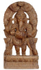 Standing Lord Ganesha - Wooden Statuette