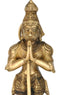 Epitome of Devotion Lord Hanuman - Brass Statuette 15"