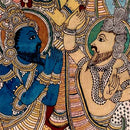 "King Dasharath" Father of Lord Rama - Kalamkari Painting