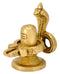 Brass Shiva Lingam Protected By Snake