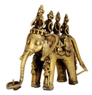 Elephant Riders - Folksrt Dhokra Lost Wax Casting Sculpture