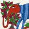 Elephant - Gond Folkart Panting