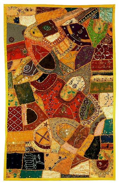 Enticing Ochre - Vintage Tapestry