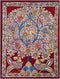 'Enchanting Birds' Kalamkari Tree of Life Painting