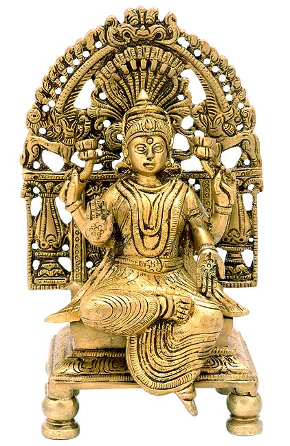 Maha Lakshmi - Brass Sculpture