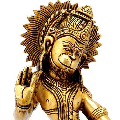 Shri Hanuman Ji - Brass Statue