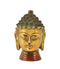 Serene Buddha Brass Sculpture in Brown Finish