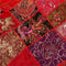 Embroidered Wall Hanging 'Red Exotica'