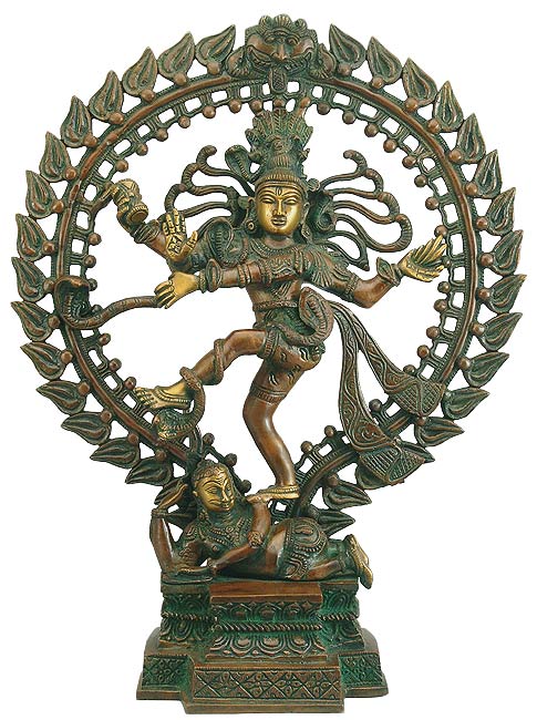 "Nataraja" Lord Of The Universal Dance - Brass Sculpture