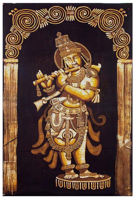 Murlidhar Krishna - Batik Painting