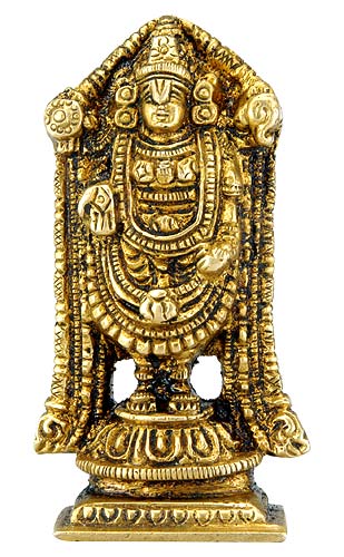 "Lord Tirupati" Brass Statue
