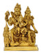 Hindu God Shiva Family Brass Statue