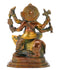 Lord Ganesha Seated on Mouse - Brass Statue