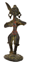 Adivasi Musician - Dhokra Tribal Statue