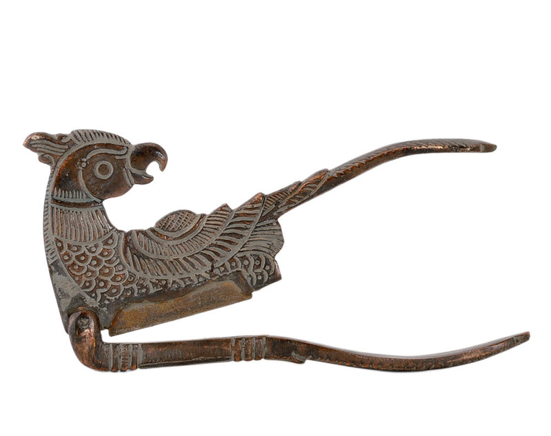 Parrot Betel Nut Cutter in Antique Finish