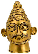 Shiva Head Brass Statue