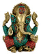 Benevolent Lord Ganpati - Brass Statue 9"