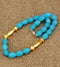 Agate Stone Necklace "Azure"