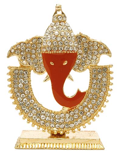 Lord Ganesha - Desktop Crystal Statue