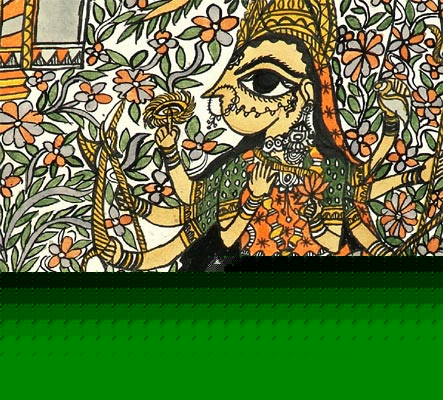 Devi Durga-Madhubani Painting