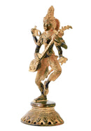 Antiquated Devi Saraswati Playing Veena