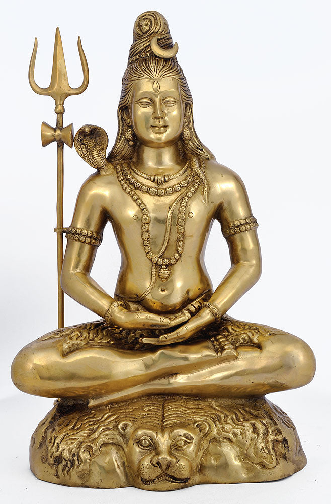 Lord Shiva Brass Sculpture