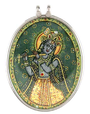 Lord Shyamsunder - Silver Pendant