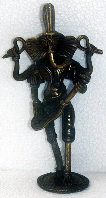 Dhokra Tribal-Ganesha in Mood