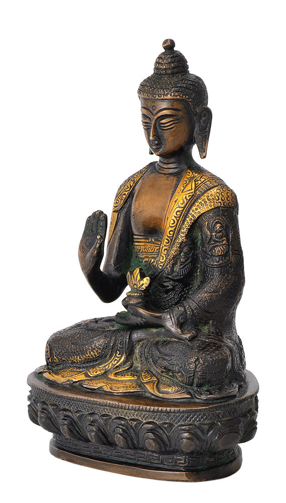 Buddha Antiquated Statue 8.25"