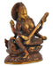 Brass Saraswati Copper Red Finish