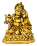 Lord Krishna with Radha Rani Playing Flute