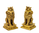 Brass Lion Pair