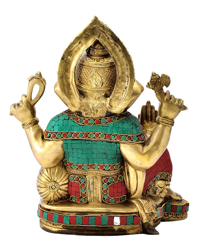 Decorative Lord Ganesha Brass Sculpture