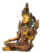 Green Tara - Brass Statue 10"