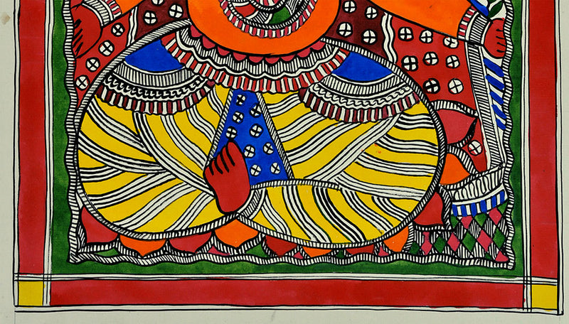 Lord Ganesh Madhubani Painting