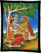 Radha Krishna's Divine Love - Batik Painting