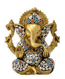 Chaturbhuj God Ganesha 7.75"