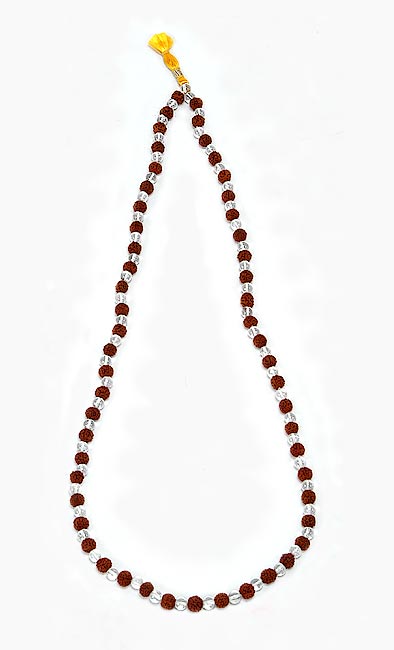 For Purification - Rudraksha Crystal Combination Mala