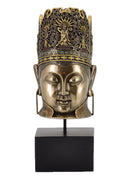 Solid Buddha Head Decorative High Finish Figurine