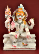 Lord Shiv Shankar - Marble Sculpture