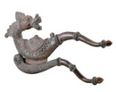 Decorative Yali Brass Betel Nut Cutter Old finish 8.50"
