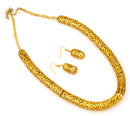 Golden Radiance - Metal Necklace