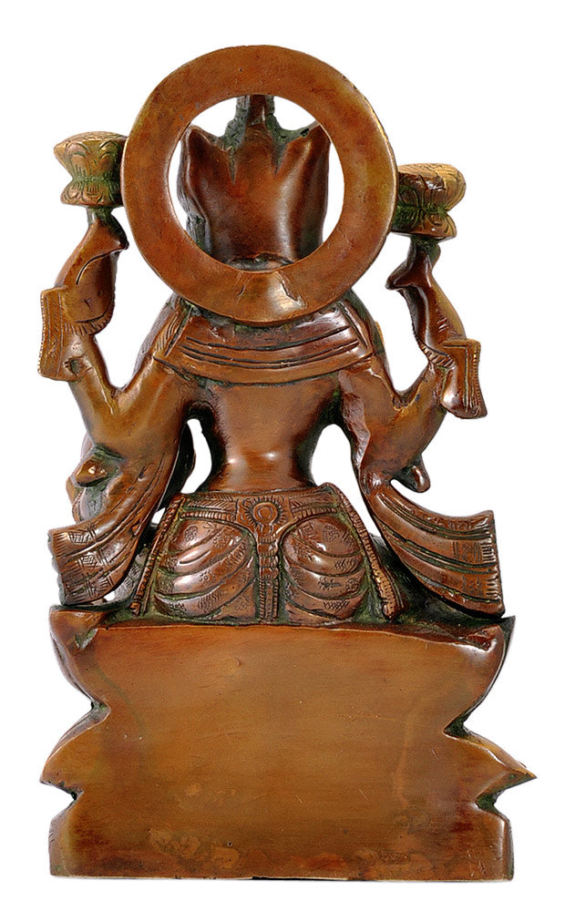 Devi Mahalaxmi - Brass Statue 12"