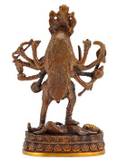 Kali Mata Brass Statue 9"