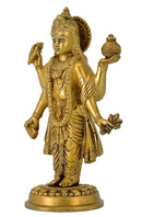 Lord Dhanavantri Brass Statue