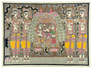 Bride and Groom on Palanquin- Madhubani Folk Art Painting