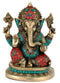 Brass Sculpture 'Lambodar Ganesha'