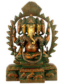 Lord Virat Ganesha - Brass Statue