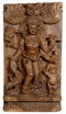 Vatuka Bhairava Wood Sculpture from South India 17"
